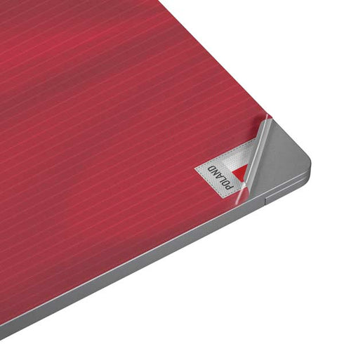 Poland Soccer Flag Laptop Skins